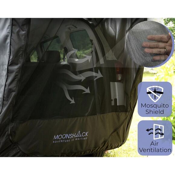 NEW SUV Tailgate Tent with Transparent Roof - MoonShack Weatherproof Car Camping - Picture 4 of 6